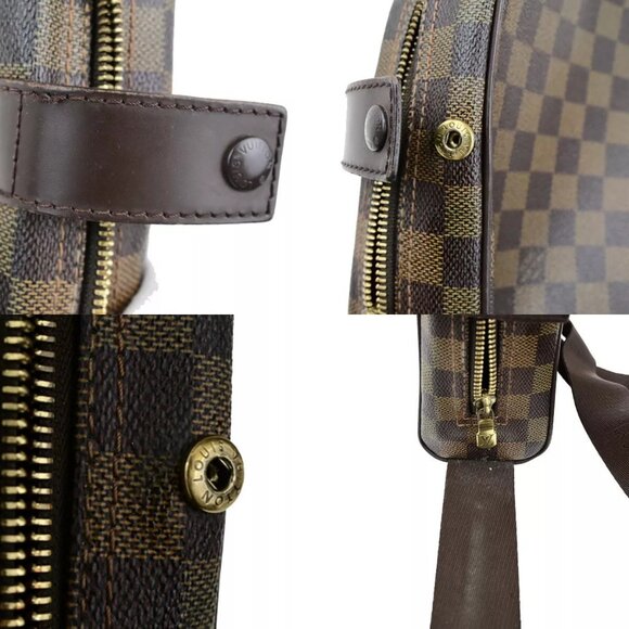 LOUIS VUITTON Olav PM Shoulder Bag Damier Ebene Leather Brown N41442 31YG510 - Picture 14 of 15